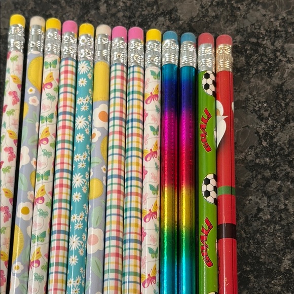 Vibrant Party Pencil Set with Assorted Colors - Picture 6 of 9